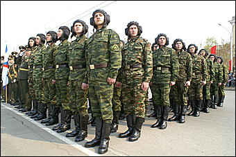 9 мая 2009 г., Барнаул   Парад Победы в Барнауле