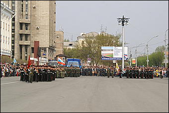 9 мая 2009 г., Барнаул   Парад Победы в Барнауле