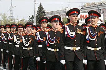 9 мая 2009 г., Барнаул   Парад Победы в Барнауле