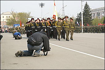 9 мая 2009 г., Барнаул   Парад Победы в Барнауле