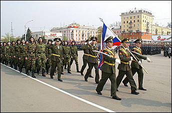 9 мая 2009 г., Барнаул   Парад Победы в Барнауле