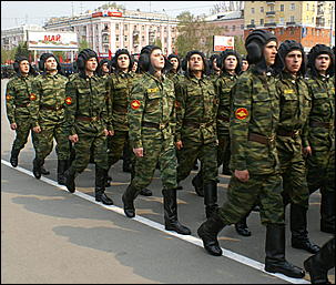 9 мая 2009 г., Барнаул   Парад Победы в Барнауле