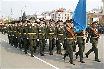 9 мая 2009 г., Барнаул   Парад Победы в Барнауле