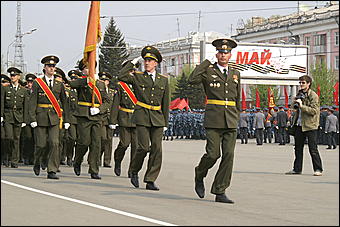 9 мая 2009 г., Барнаул   Парад Победы в Барнауле