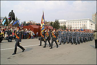 9 мая 2009 г., Барнаул   Парад Победы в Барнауле