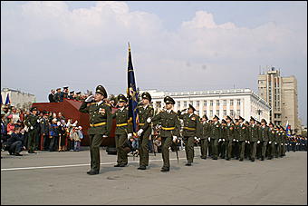 9 мая 2009 г., Барнаул   Парад Победы в Барнауле