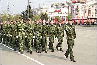 9 мая 2009 г., Барнаул   Парад Победы в Барнауле