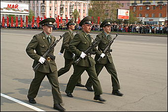 9 мая 2009 г., Барнаул   Парад Победы в Барнауле