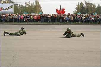 9 мая 2009 г., Барнаул   Парад Победы в Барнауле