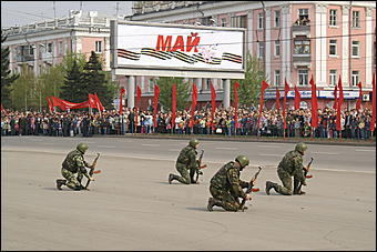 9 мая 2009 г., Барнаул   Парад Победы в Барнауле