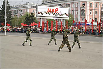 9 мая 2009 г., Барнаул   Парад Победы в Барнауле