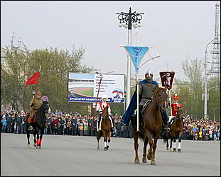 9 мая 2009 г., Барнаул   Парад Победы в Барнауле