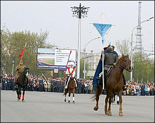 9 мая 2009 г., Барнаул   Парад Победы в Барнауле