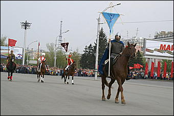 9 мая 2009 г., Барнаул   Парад Победы в Барнауле