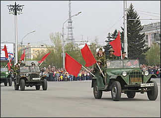 9 мая 2009 г., Барнаул   Парад Победы в Барнауле