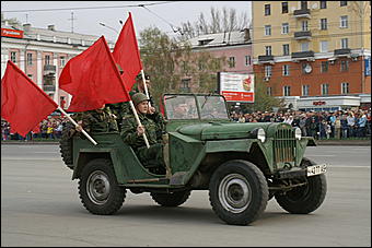 9 мая 2009 г., Барнаул   Парад Победы в Барнауле