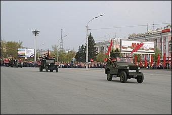9 мая 2009 г., Барнаул   Парад Победы в Барнауле