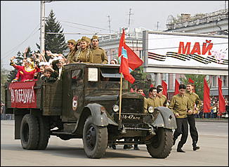 9 мая 2009 г., Барнаул   Парад Победы в Барнауле
