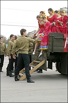 9 мая 2009 г., Барнаул   Парад Победы в Барнауле