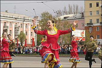 9 мая 2009 г., Барнаул   Парад Победы в Барнауле