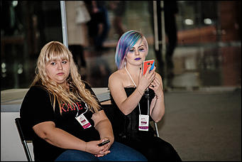 6 октябрь 2016 г., Барнаул © Амител Вячеслав Мельников   Невесты в завитках: конкурс стилистов на выставке "Индустрия красоты" в Барнауле