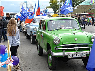 15 сентябрь 2012 г., Барнаул   Празднование Дня города и выставка ретротехники
