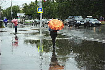 24 августа 2018 г., Барнаул. Екатерина Смолихина   Дождь в городе: уличные фотографии Барнаула