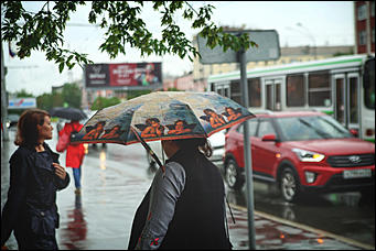 24 августа 2018 г., Барнаул. Екатерина Смолихина   Дождь в городе: уличные фотографии Барнаула