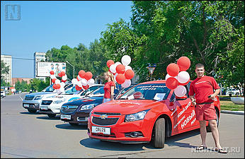26 июня 2012 г., г. Бийск   Реал-Моторс крупнейший мультибрендовый автосалон в Алтайском крае принял участие в организации дня города Бийска