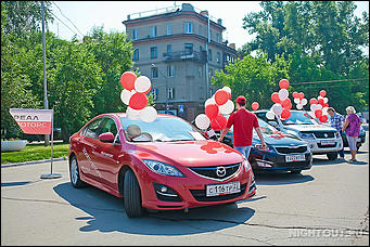 26 июня 2012 г., г. Бийск   Реал-Моторс крупнейший мультибрендовый автосалон в Алтайском крае принял участие в организации дня города Бийска