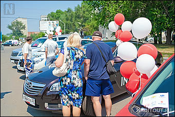 26 июня 2012 г., г. Бийск   Реал-Моторс крупнейший мультибрендовый автосалон в Алтайском крае принял участие в организации дня города Бийска