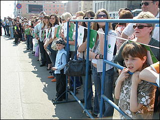 9 мая 2008 г. Барнаул   "Кольцо Победы"