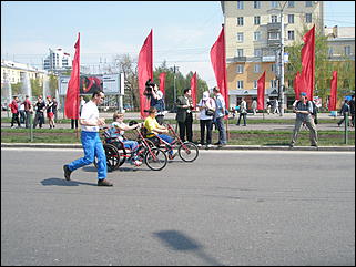 9 мая 2008 г. Барнаул   "Кольцо Победы"