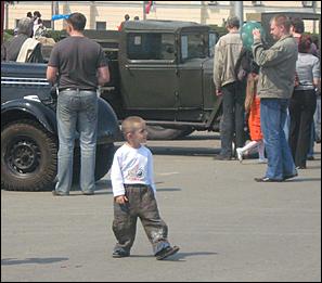 9 мая 2008 г. Барнаул   "Кольцо Победы"