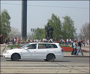 9 мая 2008 г. Барнаул   "Кольцо Победы"