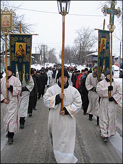 25 января 2007 г., Барнаул   Крестный ход в честь святой великомученницы Татьяны