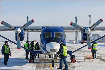 24 январь 2017 г., Барнаул © Амител Вячеслав Мельников   Чистота и порядок: где в Барнауле садятся и взлетают самолеты