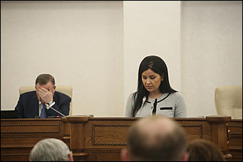 25 января 2018 г., Барнаул. Екатерина Смолихина   Отчет губернатора Алтайского края о 2017-м