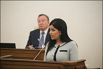 25 января 2018 г., Барнаул. Екатерина Смолихина   Отчет губернатора Алтайского края о 2017-м