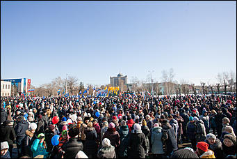18 март 2017 г., Барнаул © Амител Вячеслав Мельников   Как в Барнауле отметили трехлетие вхождения Крыма в состав России 