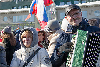 18 март 2017 г., Барнаул © Амител Вячеслав Мельников   Как в Барнауле отметили трехлетие вхождения Крыма в состав России 