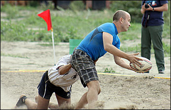 18 августа 2012 г., Барнаул   Кубок по пляжному регби "Prof-IT 2012" 