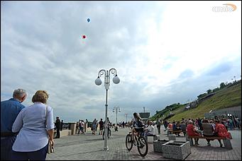 12 июня 2018 г., Барнаул. Екатерина Смолихина   Оркестр у Оби, ГТО и хороводы: День России в Барнауле