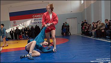 21 январь 2016 г., Барнаул © Амител. Вячеслав Мельников Фоторепортаж с открытия Алтайского центра самбо
