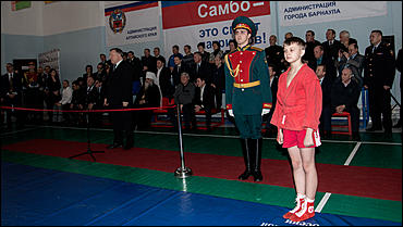 21 январь 2016 г., Барнаул © Амител. Вячеслав Мельников Фоторепортаж с открытия Алтайского центра самбо