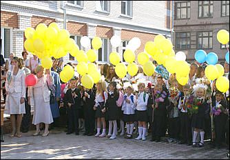 3 сентября 2007 г., Барнаул   Открытие нового здания школы № 51 в Барнауле