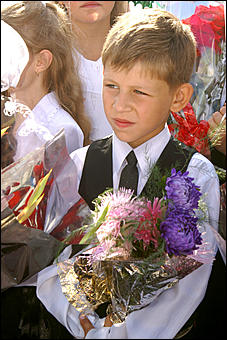 3 сентября 2007 г., Барнаул   Открытие нового здания школы № 51 в Барнауле