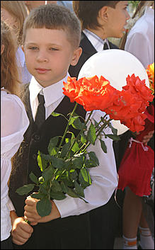 3 сентября 2007 г., Барнаул   Открытие нового здания школы № 51 в Барнауле