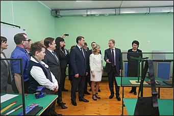 22 января 2019 г., Барнаул. Екатерина Смолихина   Суперсовременная школа с бассейном открылась в Барнауле