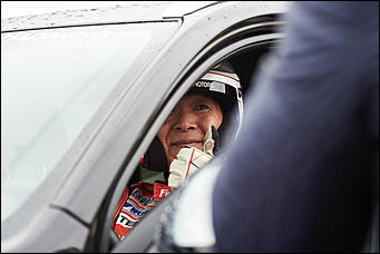 13 сентября 2017 г., Барнаул   Тест-драйв Mitsubishi Pajero Sport с легендарным гонщиком прошел в Барнауле